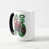 Ho Ho Ho Santa Biker Magische Mok (Voorkant links)
