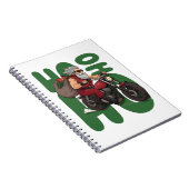 Ho Ho Ho Santa Biker Notitieboek (Rechterzijde)