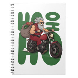 Ho Ho Ho Santa Biker Notitieboek