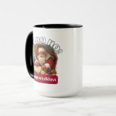 Ho Ho Ho Santa Christmas Mug | Festive Gift Idea Mok (Voorkant links)