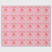 Ho Ho Ho Santa Claus 4Angela Cadeaupapier (Vlak)