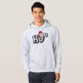 Ho Ho Ho Santa Claus Hoodie (Voorkant volledig)