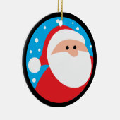 Ho Ho Ho! Santa Claus Keramisch Ornament (Rechts)