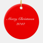 Ho Ho Ho! Santa Claus Keramisch Ornament (Achterkant)