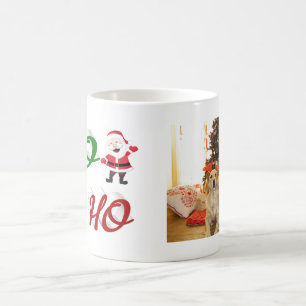 Ho Ho Ho Santa Claus Kerstfotoscript Koffiemok