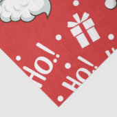 Ho! Ho! Ho! Santa Claus | kerstpapier Tissuepapier (Detail)
