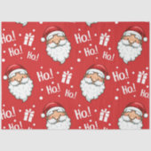 Ho! Ho! Ho! Santa Claus | kerstpapier Tissuepapier (Voorkant)