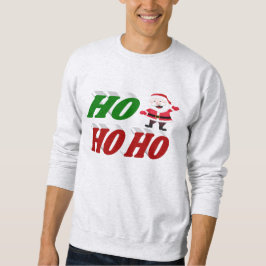 Ho Ho Ho Santa Claus kersttypografie Trui