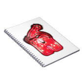 Ho Ho Ho! Santa Claus Pet Merry kerstster Notitieboek (Rechterzijde)