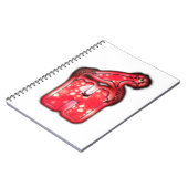 Ho Ho Ho! Santa Claus Pet Merry kerstster Notitieboek (Linkerzijde)