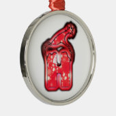 Ho Ho Ho! Santa Claus Pet Merry kerstster.png Metalen Ornament (Rechts)