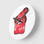 Ho Ho Ho! Santa Claus Pet Merry kerstster Ronde Klok (Hoek)