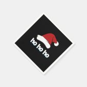 Ho Ho Ho Santa Claus Pet Xmas kerstvibes Servet (Hoek)