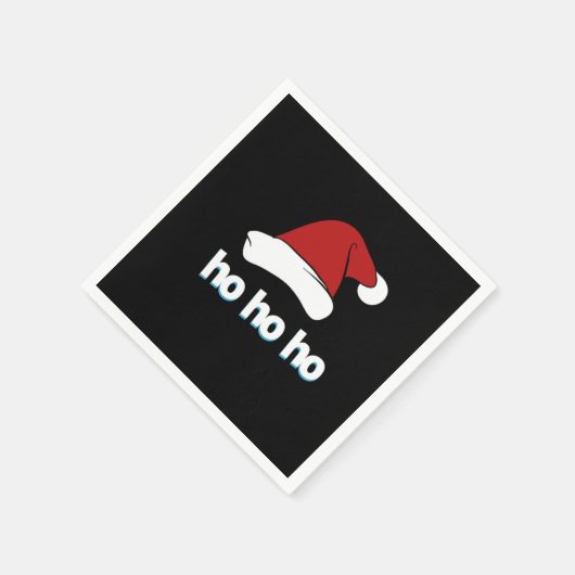 Ho Ho Ho Santa Claus Pet Xmas kerstvibes Servet (Hoek)