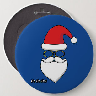 Ho Ho Ho Santa Claus Ronde Button 6,0 Cm