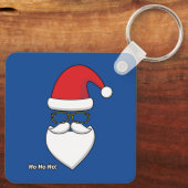 Ho Ho Ho Santa Claus Sleutelhanger (Achterkant)