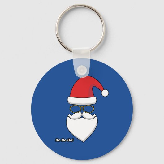 Ho Ho Ho Santa Claus Sleutelhanger (Voorkant)