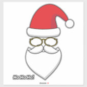Ho Ho Ho Santa Claus Sticker (Vel)