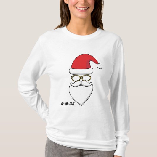 Ho Ho Ho Santa Claus T-shirt (Voorkant)