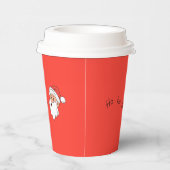 Ho ho ho santa clause papieren bekers (Rechts)