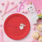 Ho ho ho santa clause  papieren bordje (Feest)