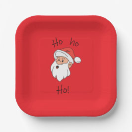 Ho ho ho santa clause papieren bordje