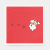 Ho ho ho santa clause  servet (Voorkant)