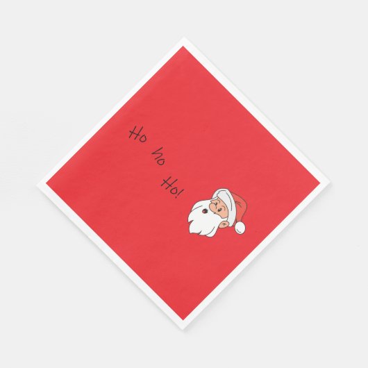 Ho ho ho santa clause  servet (Hoek)