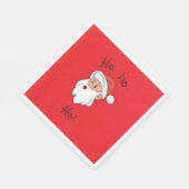 Ho ho ho santa clause servet (Hoek)