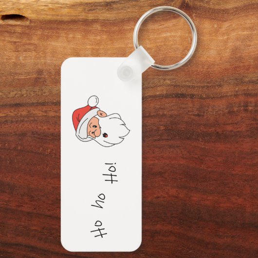 Ho ho ho santa clause  sleutelhanger (Achterkant)