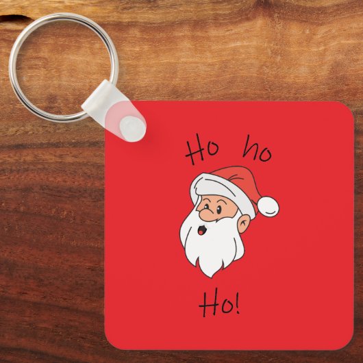 Ho ho ho santa clause sleutelhanger (Voorkant)