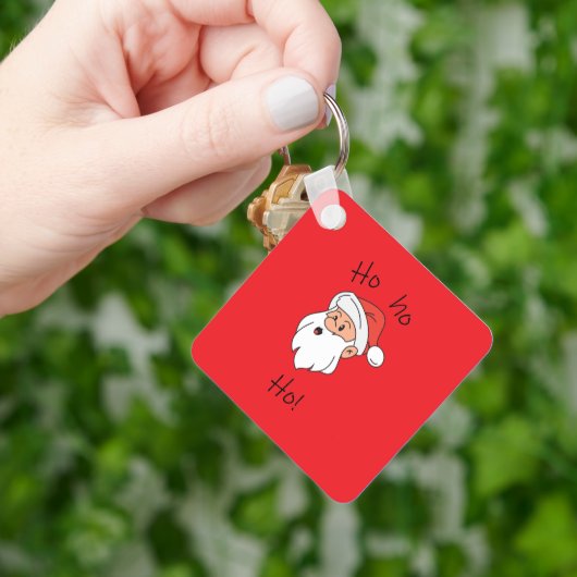 Ho ho ho santa clause sleutelhanger (Hand)