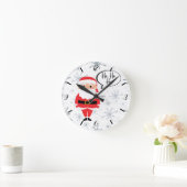 Ho, Ho, Ho Santa Clock Ronde Klok (Huis)