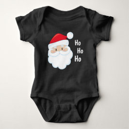 Ho Ho Ho Santa Face Feestdagen Red White Romper