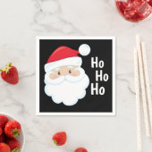 Ho Ho Ho Santa Face Feestdagen Red White Servet (Insitu)