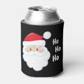 Ho Ho Ho Santa Face Kerst Feestdagen Blikjeskoeler (Blikje Voorkant)