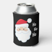 Ho Ho Ho Santa Face Kerst Feestdagen Blikjeskoeler (Blikje Achterkant)