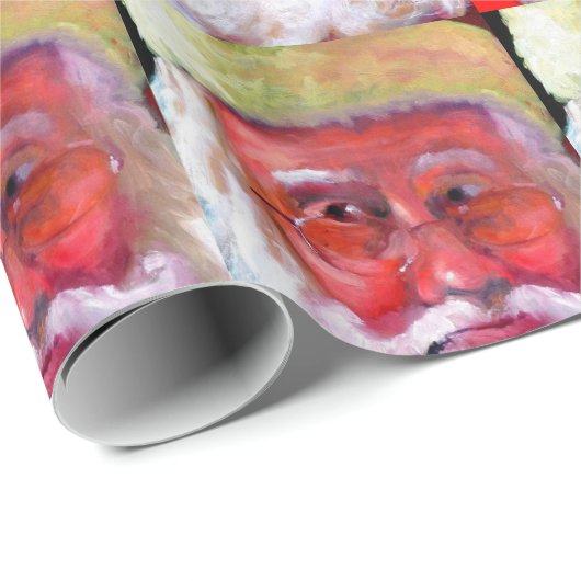 Ho! Ho! Ho! Santa Gift Wrap! Cadeaupapier (Rol Hoek)
