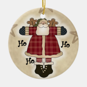 Ho Ho Ho Santa Keepsake Vakantie Ornament