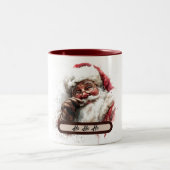 Ho Ho Ho Santa Mug – Christmas Gift Tweekleurige Koffiemok (Center)