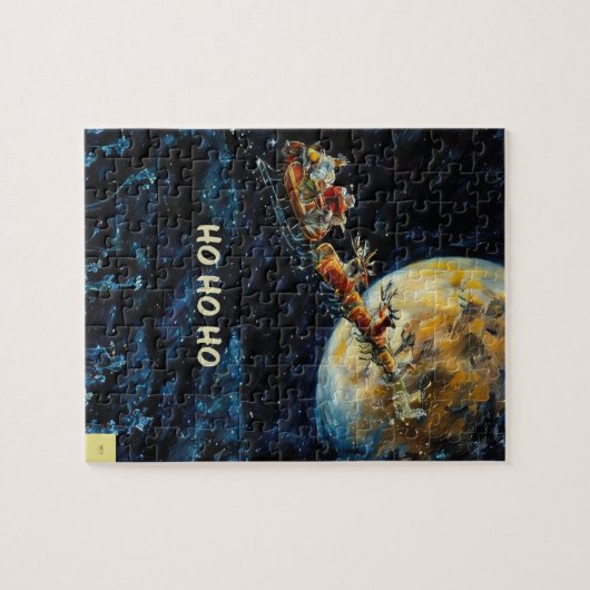 Ho Ho Ho Santa puzzle Legpuzzel (Horizontaal)