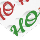 Ho Ho Ho Santa Sleigh Kerstrode kerstscript Tafelkleed (Gekanteld)