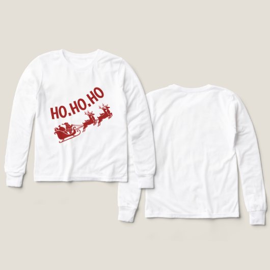 Ho Ho Ho Santa Sleigh Ride Christmas (Voorkant /achterkant)