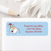 Ho Ho Ho Santa Snowflakes Etiket (Insitu)