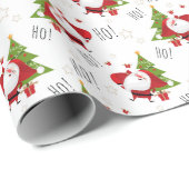 Ho Ho Ho Santa Wrapping Paper Cadeaupapier (Rol Hoek)
