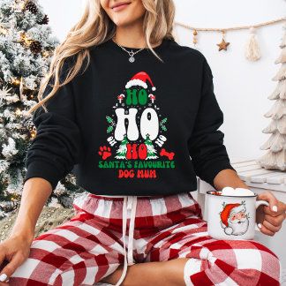 Ho Ho Ho Santa's favoriete hond Mum Christmas Trui