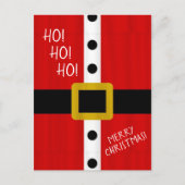 Ho Ho Ho Santa's Suit Briefkaart (Voorkant)