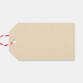 Ho Ho Ho! Schattigee Noordse Gnomes Kerstmis Cadeaulabel (Achterkant Horizontaal)