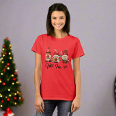 Ho Ho Ho ! Schattigee Noordse Gnomes Kerstmis T-shirt