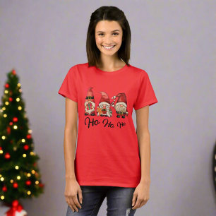 Ho Ho Ho ! Schattigee Noordse Gnomes Kerstmis T-shirt